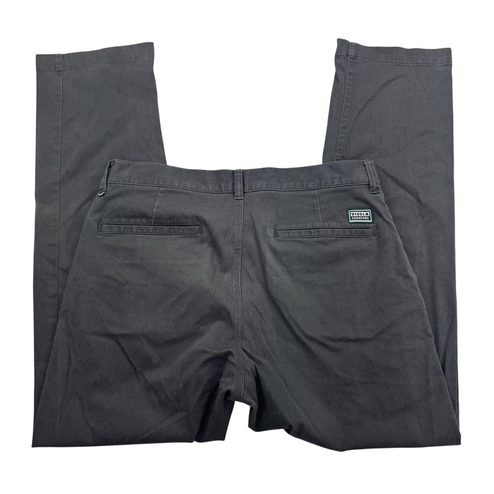 Vissla Port Pants Mens 32 Gray Twill Chino Casual 4 Pocket Style M301YPOR